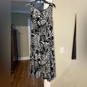 Jessica Howard Floral Print Dress Size 12 with Belt